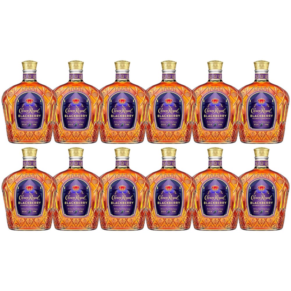 Crown Royal Blackberry Flavored Canadian Whisky 12 Pack