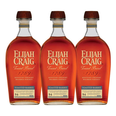 Elijah Craig Toasted Barrel Bourbon Whiskey 3 Pack