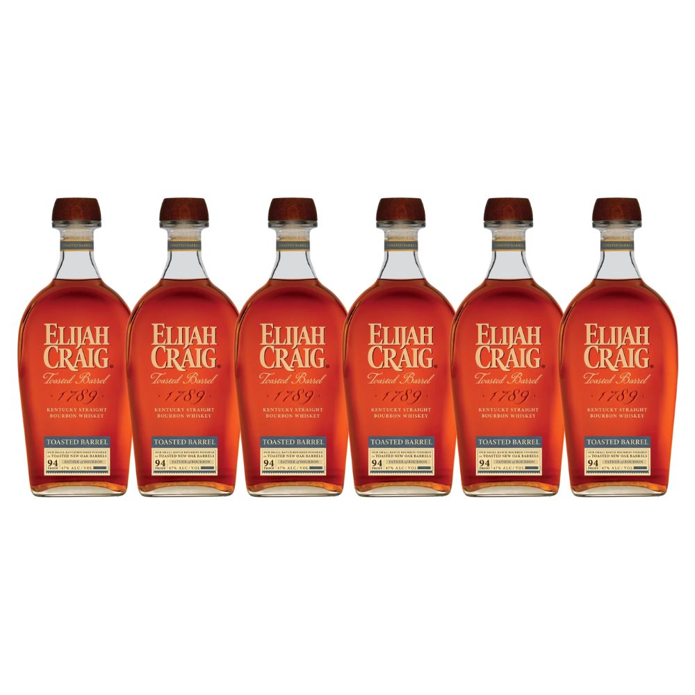 Elijah Craig Toasted Barrel Bourbon Whiskey 6 Pack