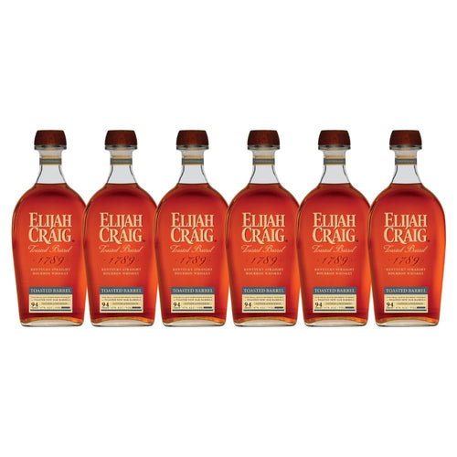 Elijah Craig Toasted Barrel Bourbon Whiskey 6 Pack