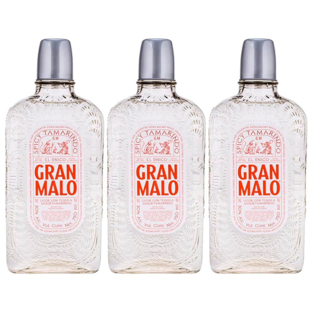 Gran Malo Spiry Tamarindo Blanco Tequila 3 Pack 
