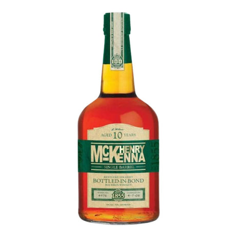 Henry McKenna 10 Year Old Single Barrel Bourbon Whiskey Bottled in Bond