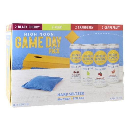 High Noon Game Day Variety 8 Pack Cans