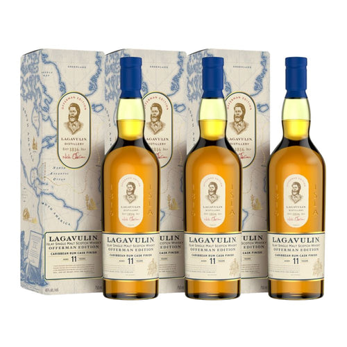 Lagavulin Offerman Edition Caribbean Rum Cask Finish Scotch Whisky 3 Pack