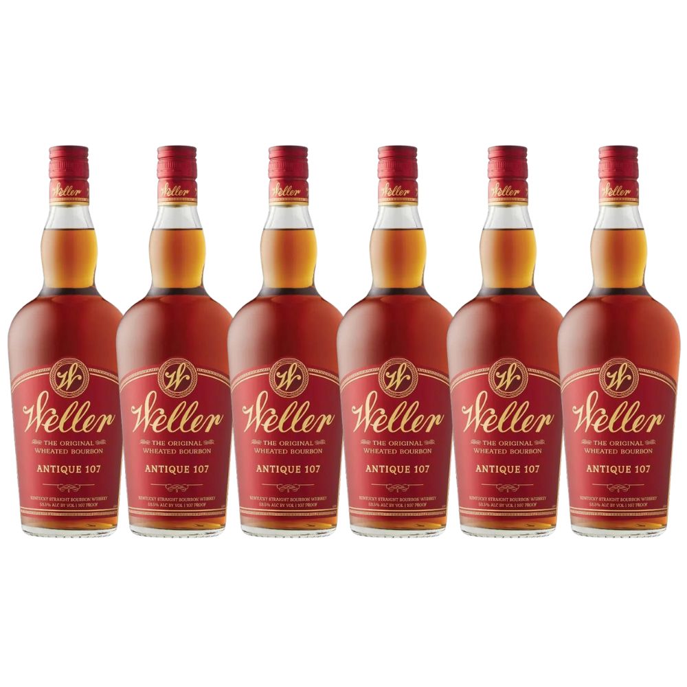 W.L. Weller Antique 107 Kentucky Straight Bourbon Whiskey 6 Pack