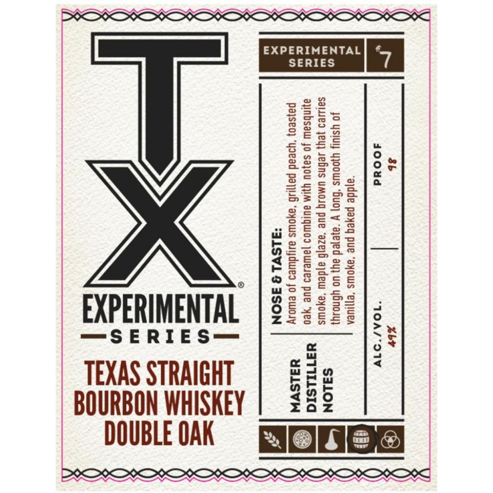 TX Experimental Series Double Oak Texas Straight Bourbon Whiskey