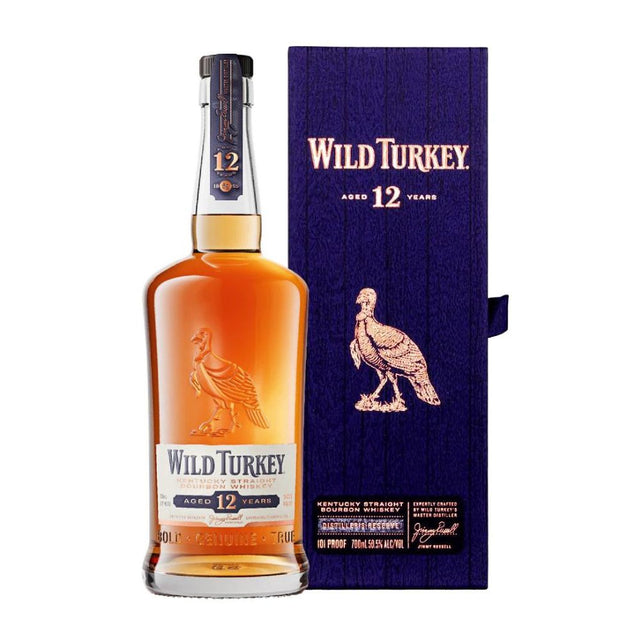 Wild Turkey 12 Year Old 101 Proof Distillers Reserve Bourbon Whiskey 700ml