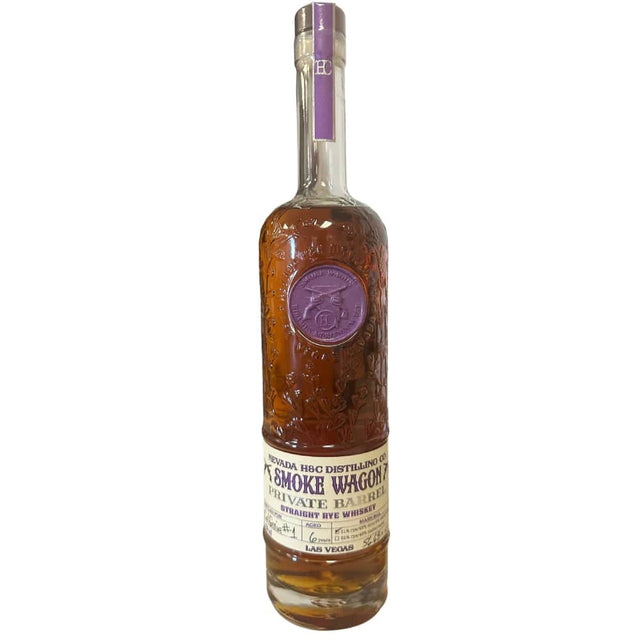 Smoke Wagon Straight Rye Whiskey Private Barrel 6 year old California #1