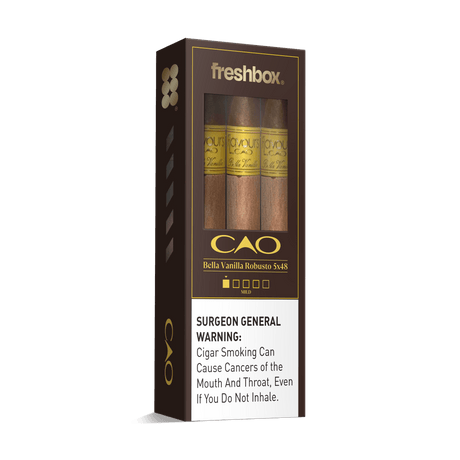 CAO Bella Vanilla Robusto 5x48 FreshBox | Cigar 3-Pack