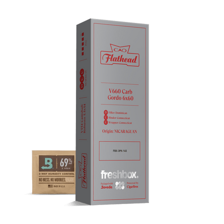 CAO Flathead V660 Carb 6x60 FreshBox | Cigar 3-Pack