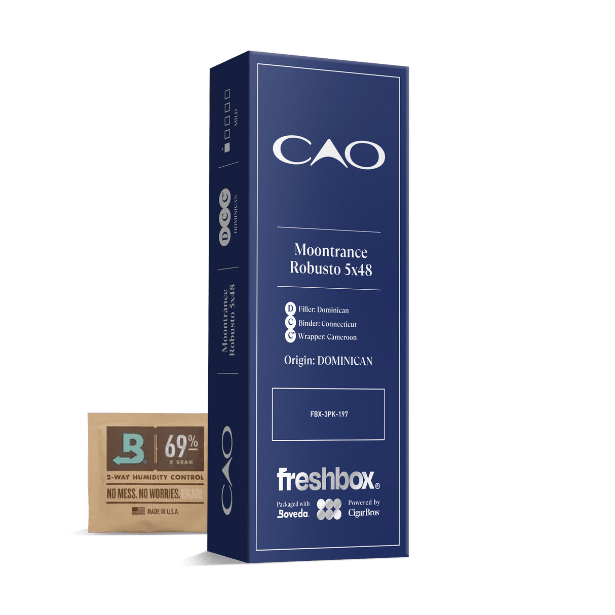 CAO Moontrance Robusto 5x48 FreshBox | Cigar 3-Pack
