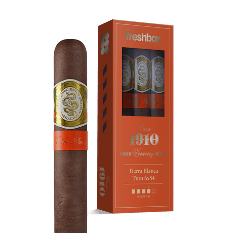 Casa 1910 Tierra Blanca Toro 6x54 FreshBox | 3-Pack