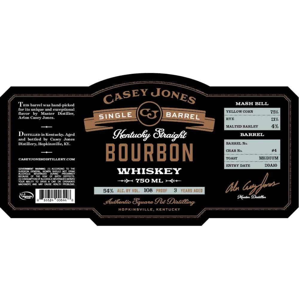 Casey Jones Distillery Kentucky Straight Bourbon Whiskey 750ML