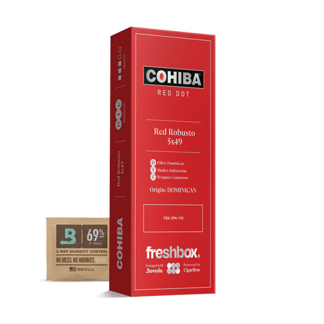 Cohiba Red Robusto 5x49 FreshBox | Cigar 3-Pack
