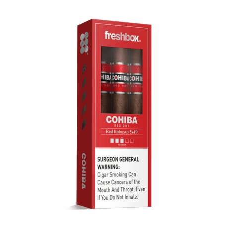 Cohiba Red Robusto 5x49 FreshBox | Cigar 3-Pack