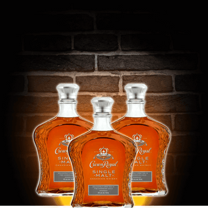 Crown Royal Single Malt Canadian Whisky 3 Pack