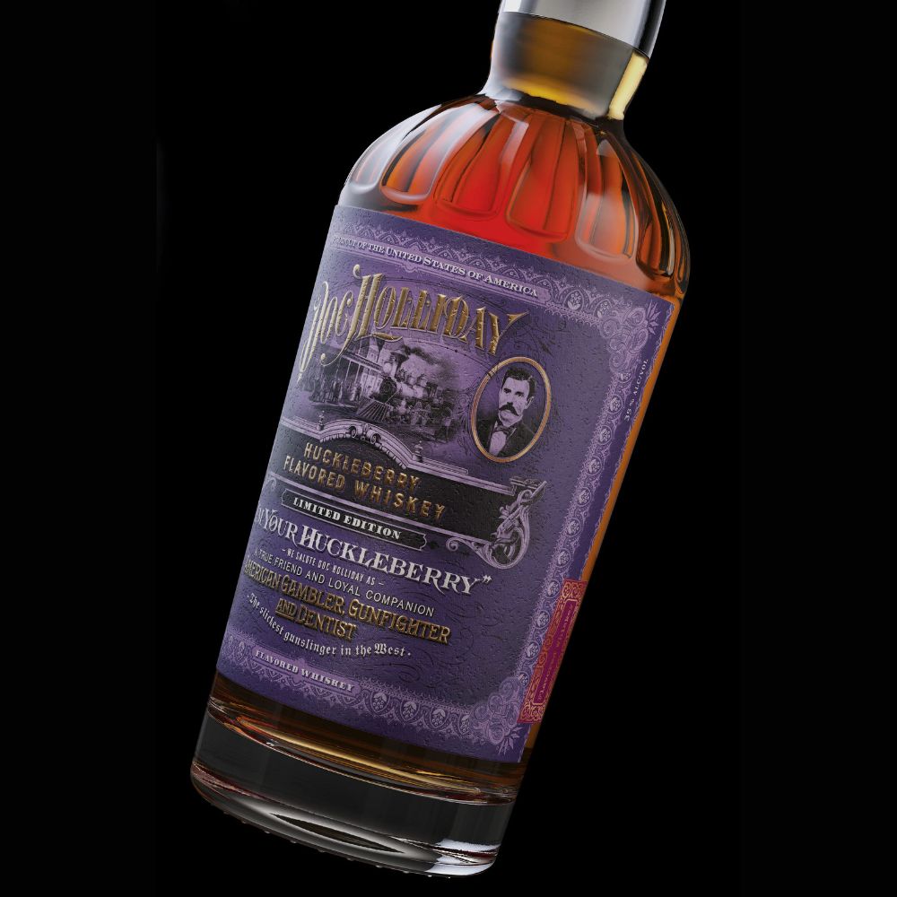 Doc Holliday Huckleberry Flavored Whiskey