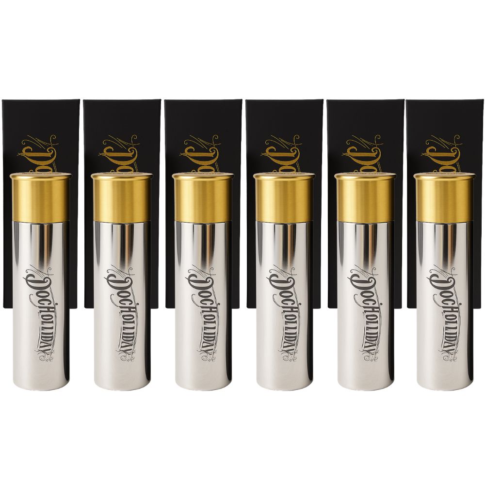 Doc Holliday Straight Bourbon Whiskey 100mL Shotgun Shell Limited Edition 3-Pack