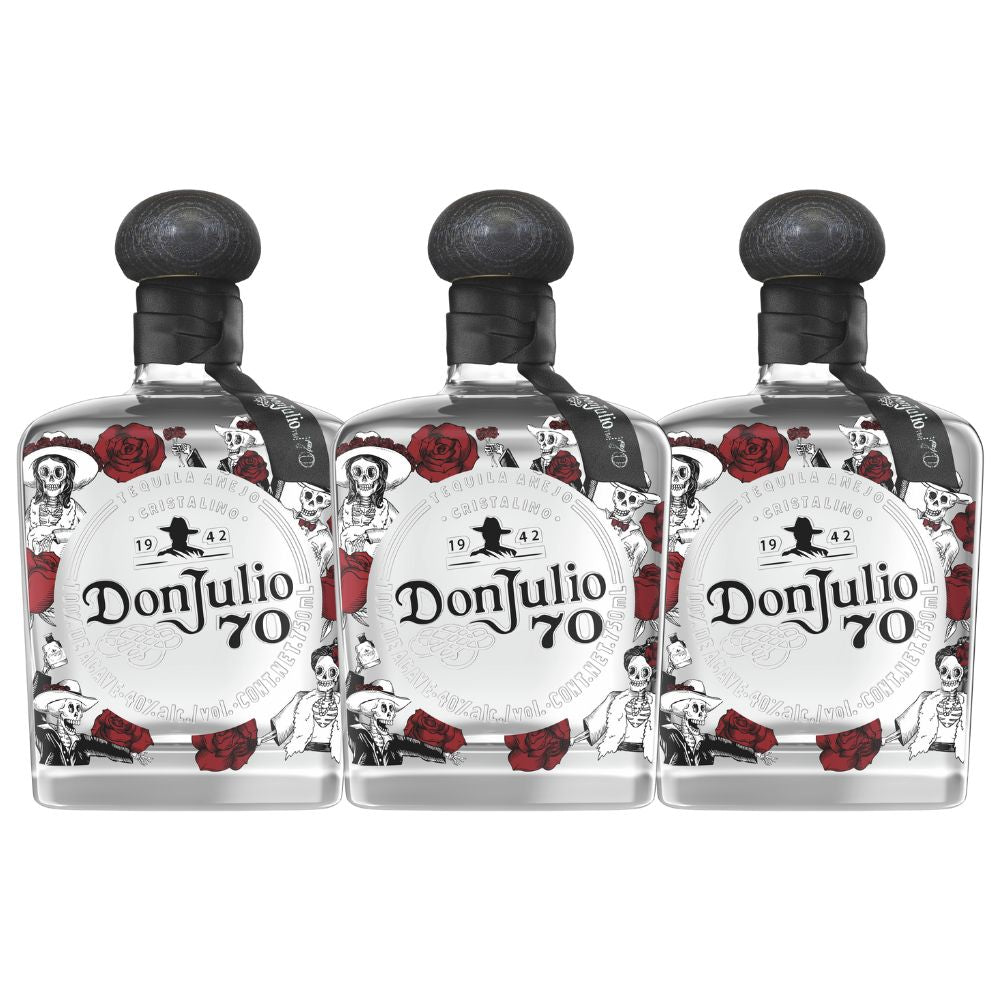 Don Julio 70 Dia de Los Muertos 2025 Release by Willy Chavarria 3 Pack