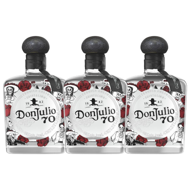 Don Julio 70 Dia de Los Muertos 2025 Release by Willy Chavarria 3 Pack