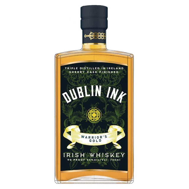 Dublin Ink Irish Whiskey Warrior's Gold Sherry Cask Finished