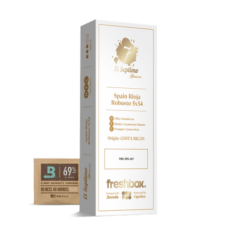 El Septimo Spain Rioja Robusto 5x54 FreshBox | 3-Pack
