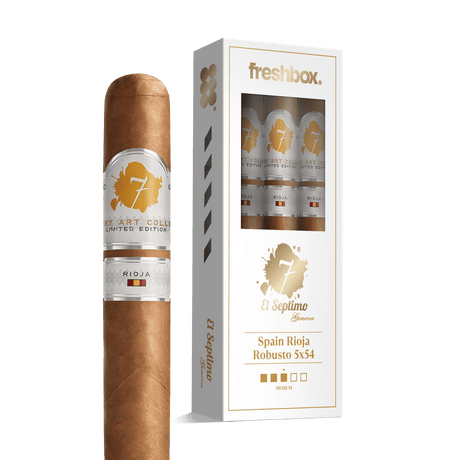 El Septimo Spain Rioja Robusto 5x54 FreshBox | 3-Pack