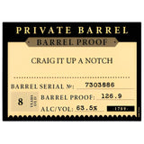 Elijah Craig Barrel Proof Private Select 'Craig It Up A Notch' 126.9 Proof