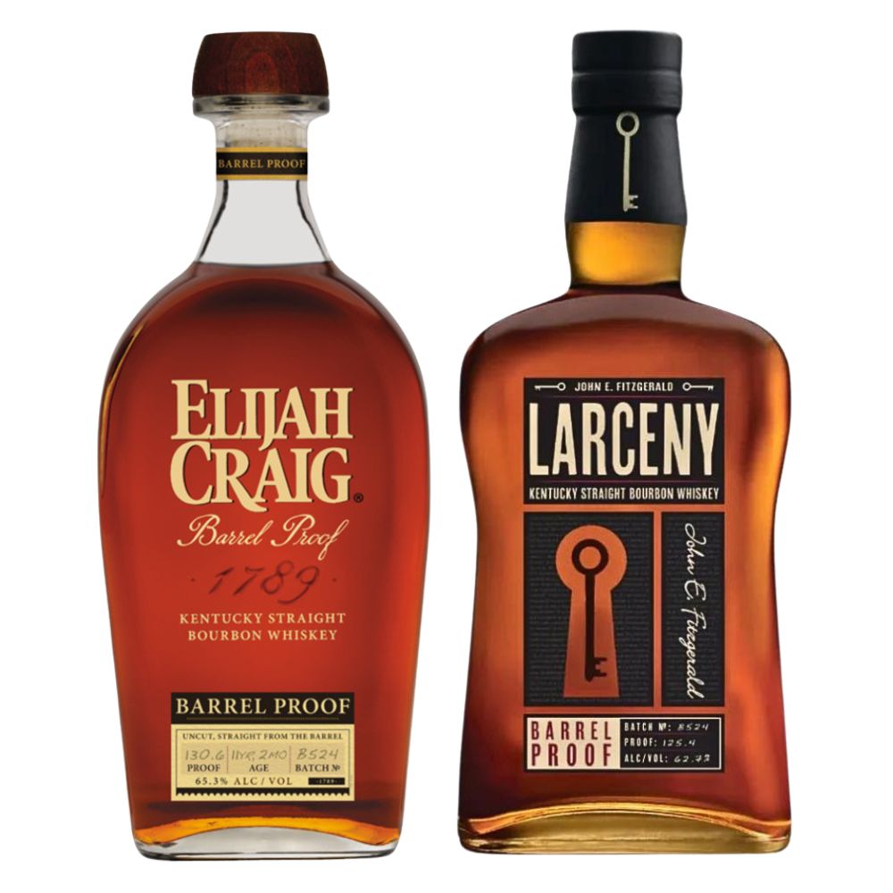 Elijah Craig & Larceny Barrel Proof Batch B524 Bundle