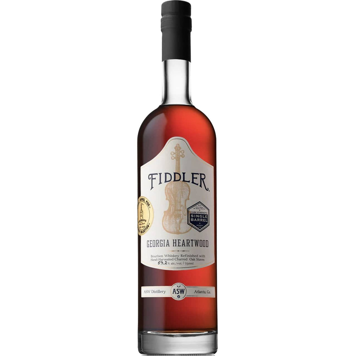 Fiddler Georgia Heartwood Bourbon Whiskey 750ml