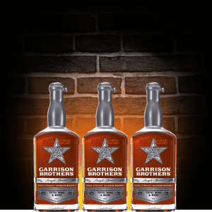 Garrison Brothers Single Barrel Bourbon Whiskey 3 Pack