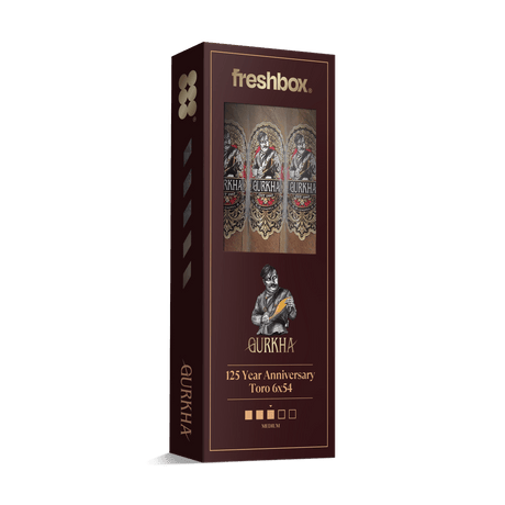 Gurkha 125 Year Anniversary Toro 6x54 FreshBox | 3-Pack