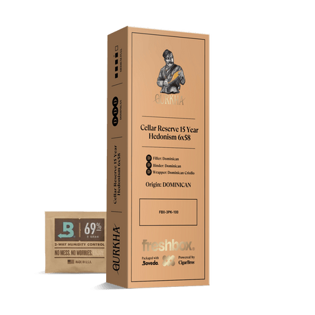 Gurkha Cellar Reserve 15 Year Hedonism 6x58 FreshBox | 3-Pack