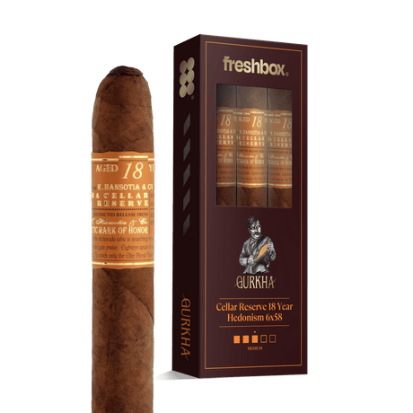 Gurkha Cellar Reserve 18 Year Hedonism 6x58 FreshBox | 3-Pack