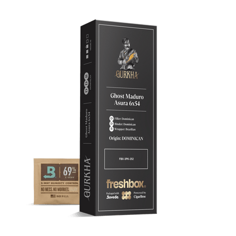 Gurkha Ghost Maduro Asura 6x54 FreshBox | 3-Pack