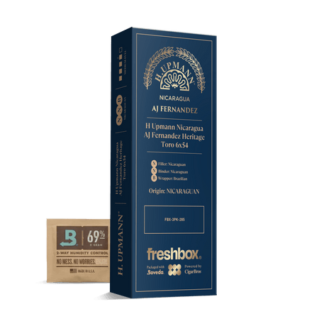 H Upmann Nicaragua AJ Fernandez Heritage 6x54 FreshBox | 3-Pack