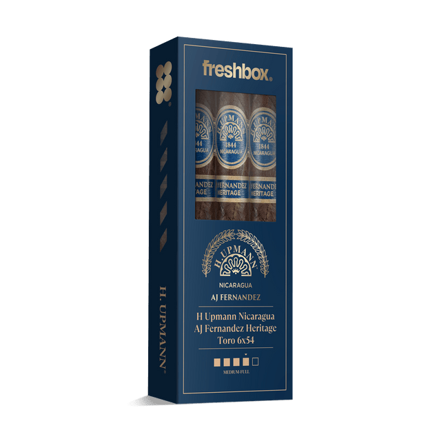 H Upmann Nicaragua AJ Fernandez Heritage 6x54 FreshBox | 3-Pack