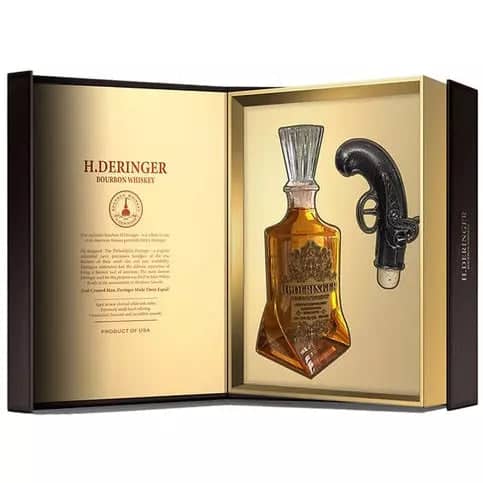 H. Deringer Bourbon Whiskey Gift Set 750ml