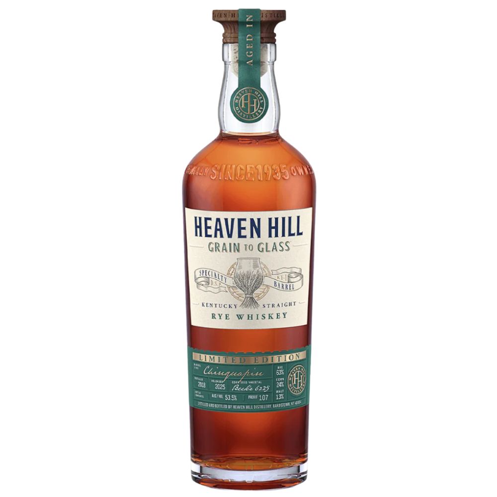 Heaven Hill Grain To Glass Rye Chinquapin Barrel 2025 Limited Edition