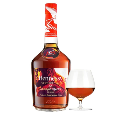 Hennessy V.S. Cognac Limited Edition by Lebron James With Cognac Glass