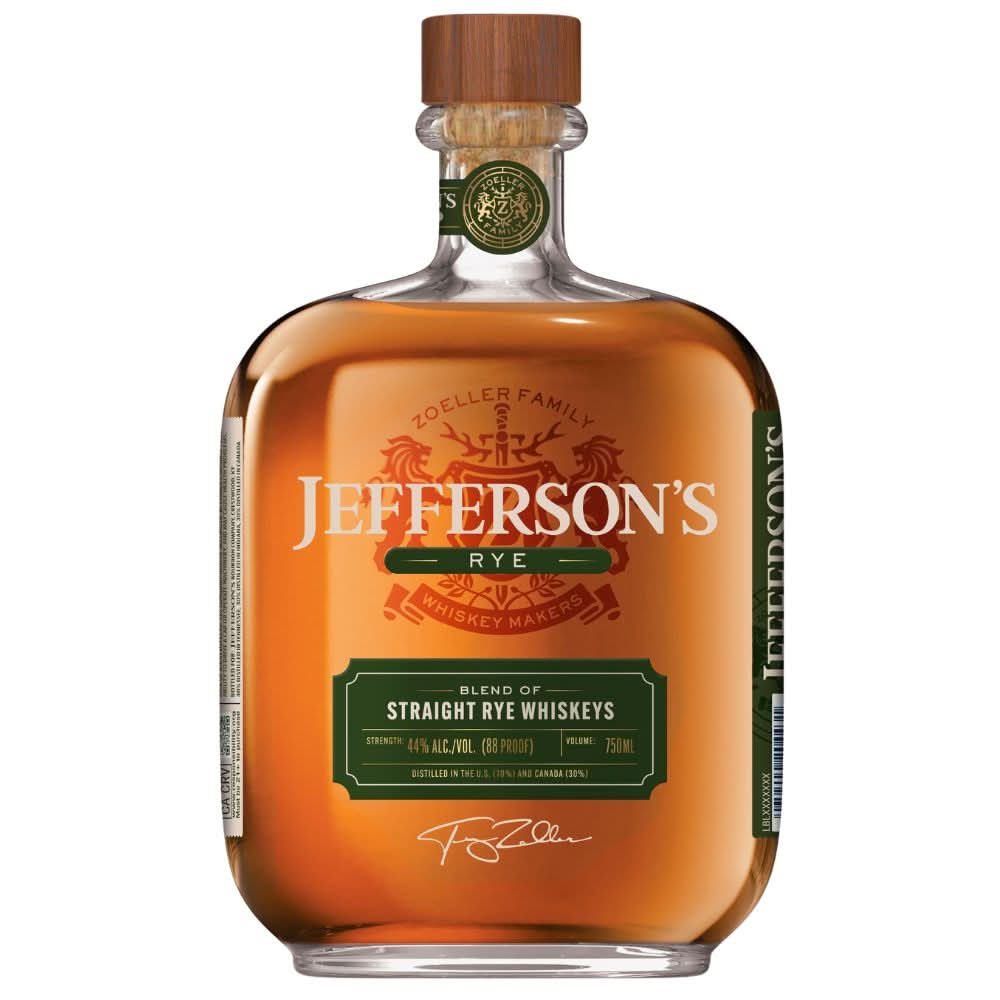 Jefferson's Rye Whiskey 750mL