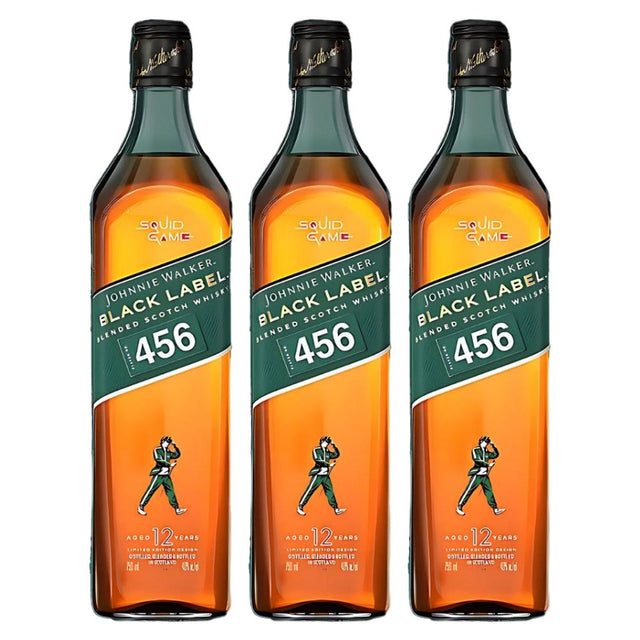 Johnnie Walker Black Label X Squid Games Limited Edition 3 Pack