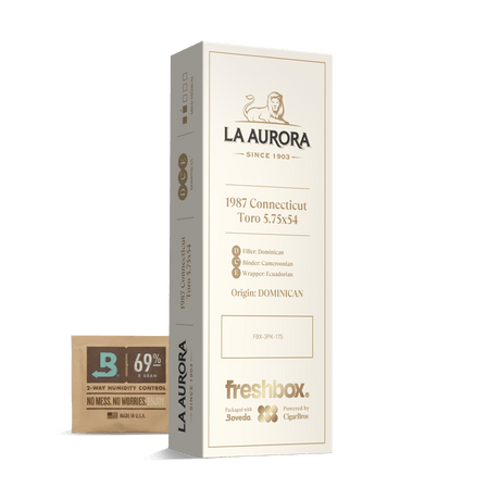 La Aurora 1987 Connecticut Toro 5.75x54 FreshBox | 3-Pack