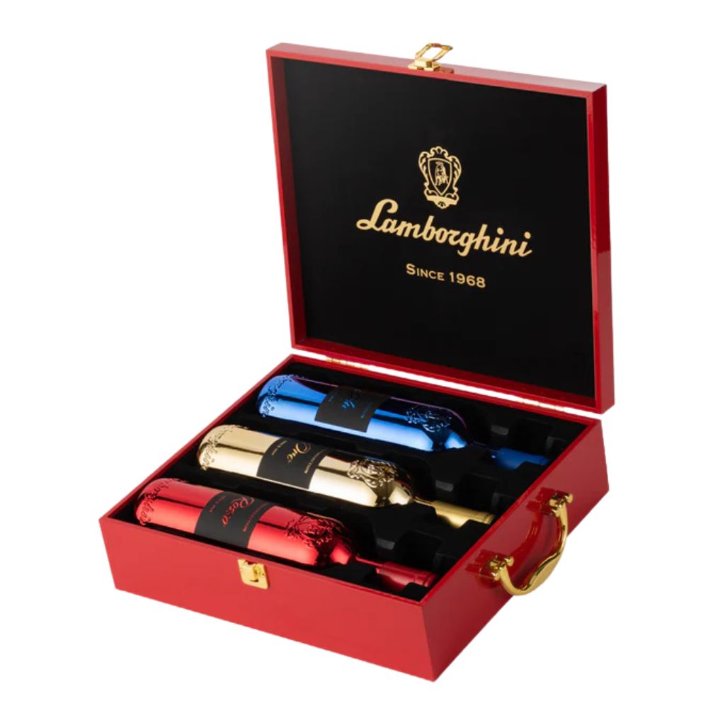 Lamborghini Wine Luxe Red Collection Gift Set