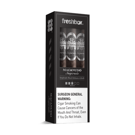 Macanudo Inspirado Black Robusto 4.8x48 FreshBox | Cigar 3-Pack