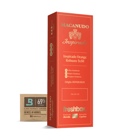 Macanudo Inspirado Orange Robusto 5x50 FreshBox | Cigar 3-Pack