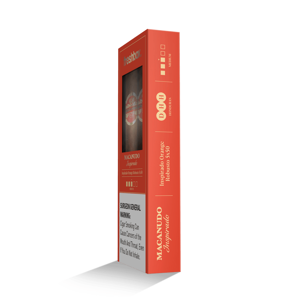 Macanudo Inspirado Orange Robusto 5x50 FreshBox | Cigar 3-Pack