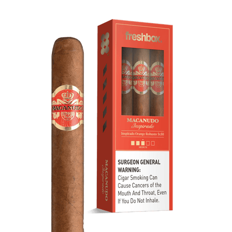 Macanudo Inspirado Orange Robusto 5x50 FreshBox | Cigar 3-Pack