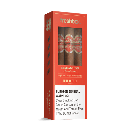 Macanudo Inspirado Orange Robusto 5x50 FreshBox | Cigar 3-Pack