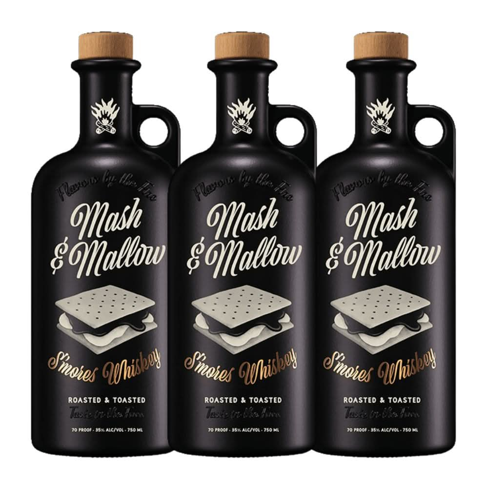 Mash & Mallow S'mores Flavored Whiskey 3 Pack